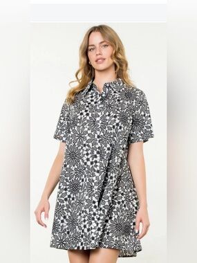 THML Anthropologie Brand Shirtdress Size Medium